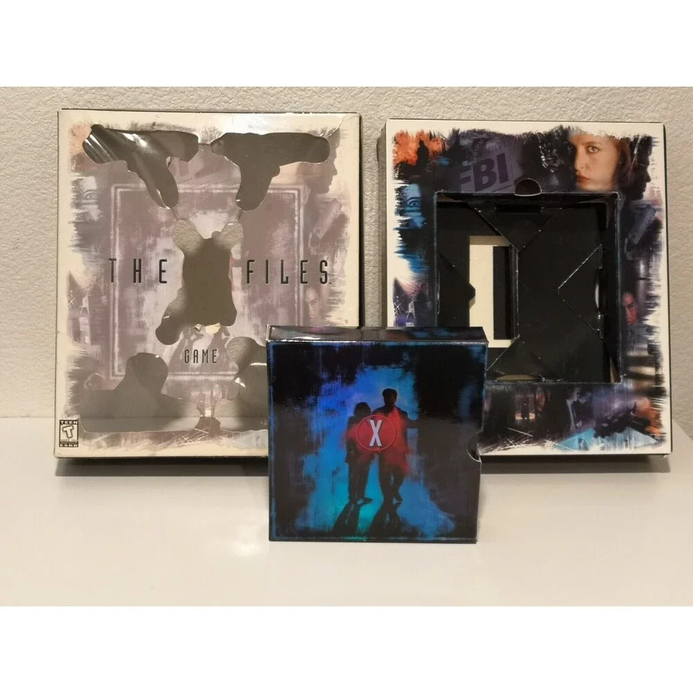 X-Files PC Game (Windows, 1998) 7-Disc Fox Interactive Big Box PC Game Complete